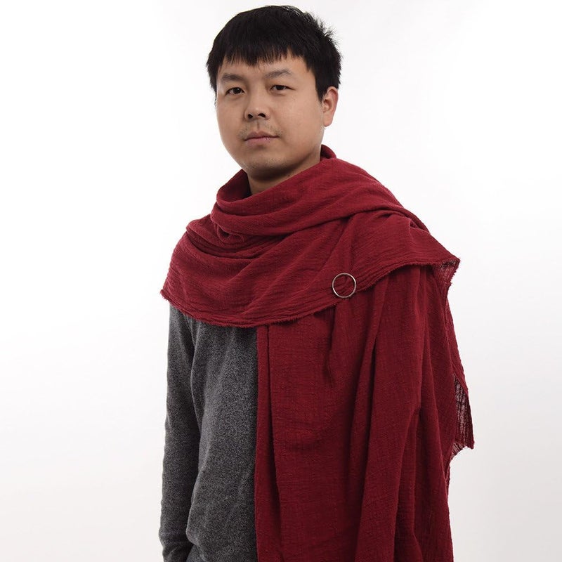 GRACEART Post Apocalyptic Shawl Scarf Shaman Cowl Medieval Costume Sash - Image 3